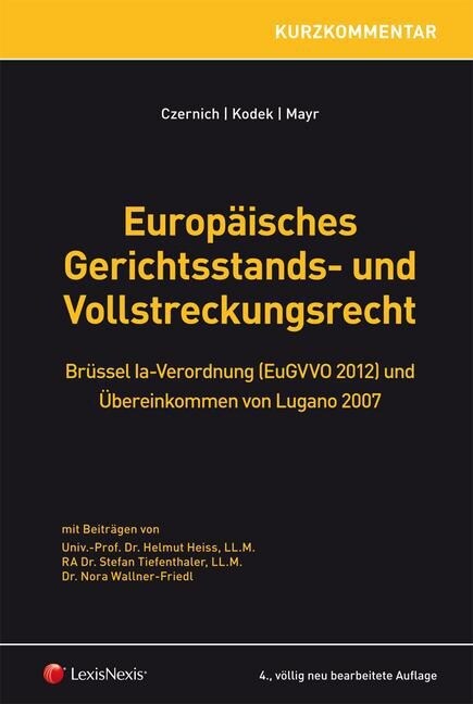 Europaisches Gerichtsstands- und Vollstreckungsrecht (EuGVO) (Hardcover)