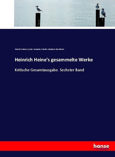 Heinrich Heines gesammelte Werke: Kritische Gesamtausgabe. Sechster Band (Paperback)