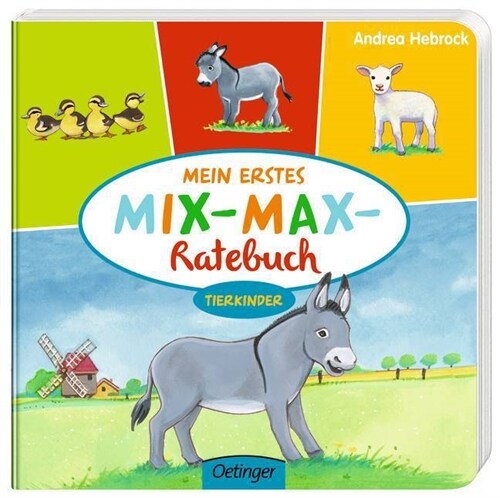 Mein erstes Mix-Max-Ratebuch - Tierkinder (Board Book)