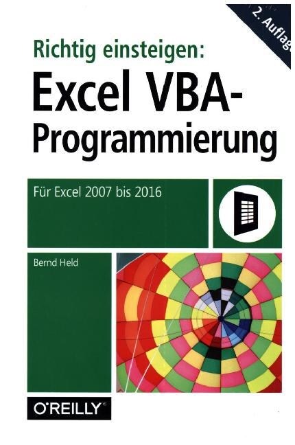 Richtig einsteigen: Excel-VBA-Programmierung (Paperback)