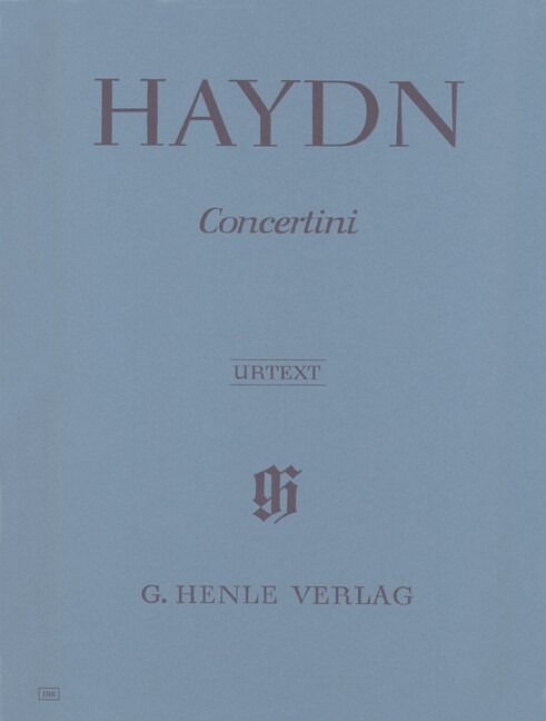 Concertini fur Klavier (Cembalo) mit zwei Violinen und Violoncello, Partitur (Sheet Music)
