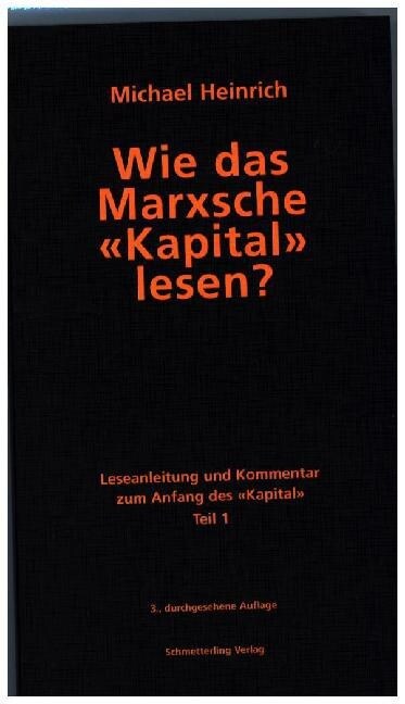 Wie das Marxsche Kapital lesen？. Tl.1 (Paperback)