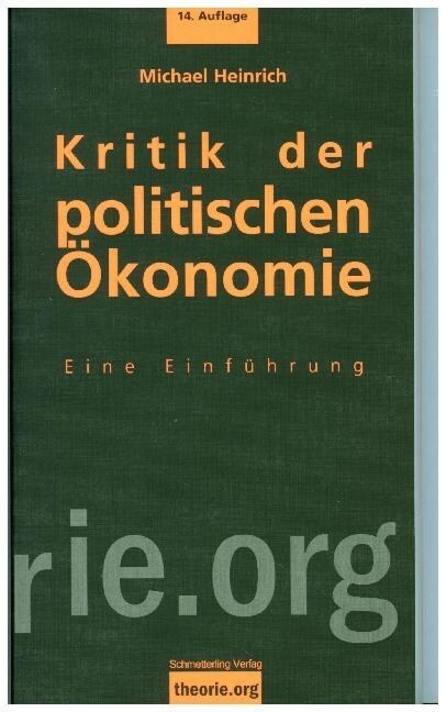 Kritik der politischen Okonomie (Paperback)