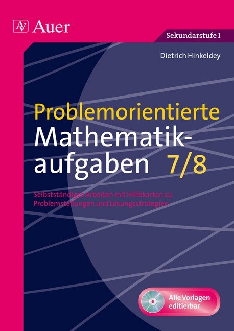 Problemorientierte Mathematikaufgaben 7/8, m. CD-ROM (Hardcover)