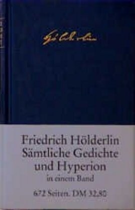 Samtliche Gedichte und Hyperion (Hardcover)