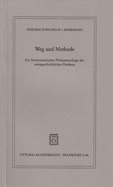 Weg und Methode (Paperback)