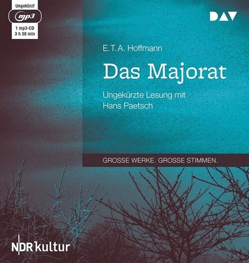 Das Majorat, 1 MP3-CD (CD-Audio)