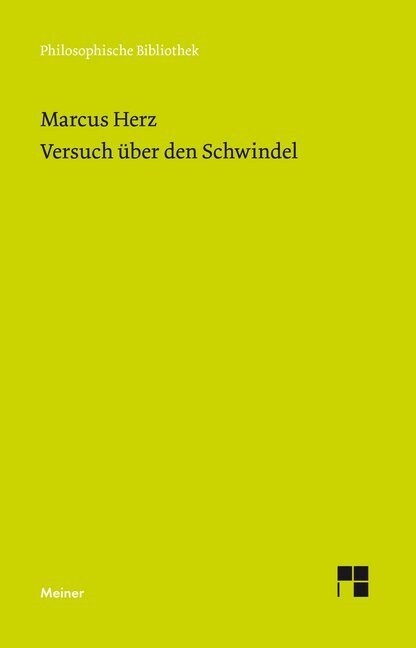 Versuch uber den Schwindel (Paperback)