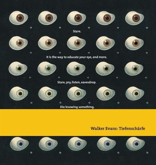 Walker Evans Tiefenscharfe (Hardcover)