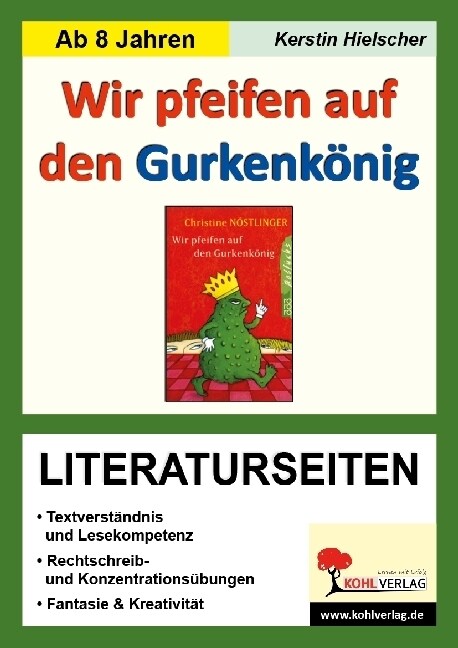Christine Nostlinger Wir pfeifen auf den Gurkenkonig, Literaturseiten (Pamphlet)