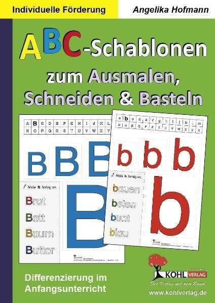 ABC-Schablonen zum Ausmalen, Schneiden & Basteln (Paperback)