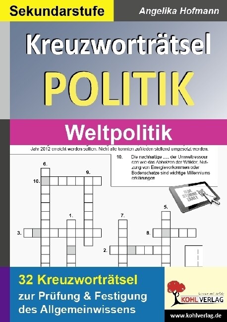 Kreuzwortratsel Politik in der Welt (Paperback)