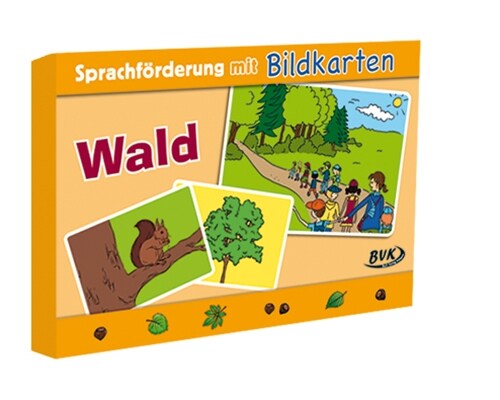 Sprachforderung mit Bildkarten Wald (Cards)