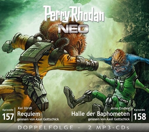 Perry Rhodan NEO - Requiem / Halle der Baphometen, 1 MP3-CD (CD-Audio)