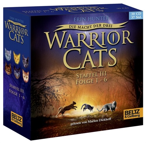 Warrior Cats, Die Macht der drei, 30 Audio-CDs (CD-Audio)