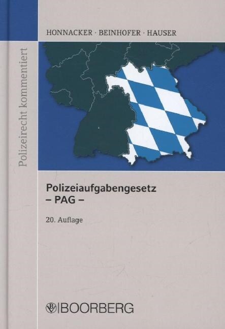 Polizeiaufgabengesetz (PAG) (Hardcover)