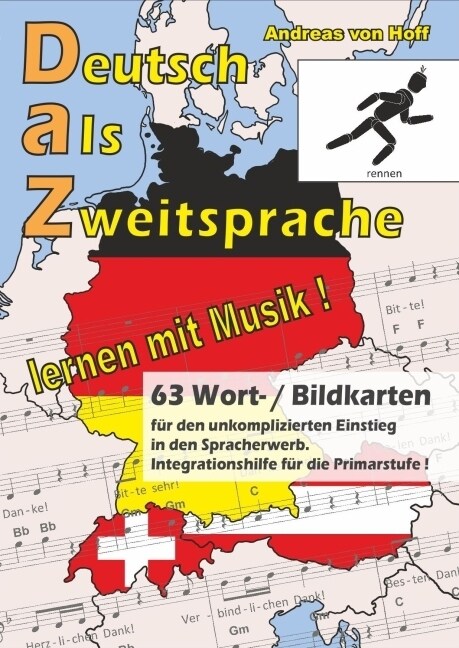 Deutsch als Zweitsprache - lernen mit Musik!, 63 Wort-/Bildkarten (Loose-leaf)