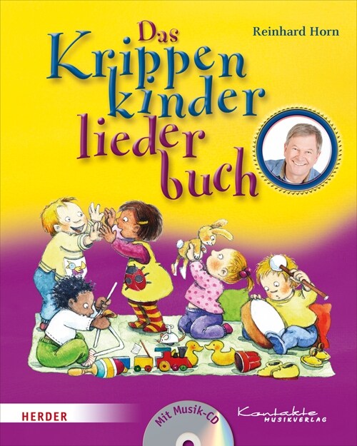 Das Krippenkinderliederbuch, m. Musik-CD (Hardcover)