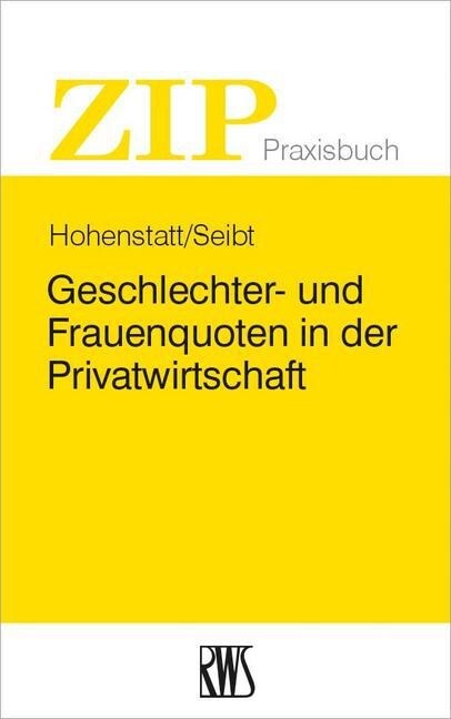 Geschlechter- und Frauenquoten in der Privatwirtschaft (Pamphlet)