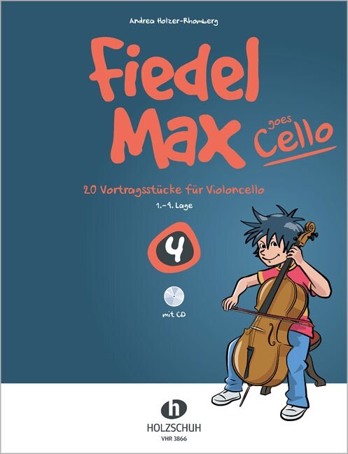 Fiedel-Max goes Cello, m. Audio-CD. Vol.4 (Sheet Music)