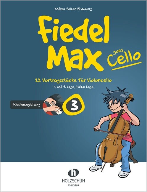 Fiedel-Max goes Cello, Klavierbegleitung. Vol.3 (Sheet Music)