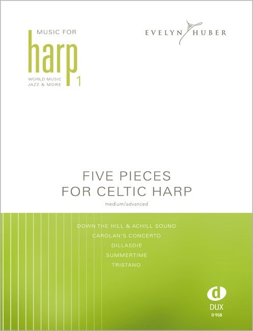 Five Pieces For Celtic Harp, medium/advanced (Sheet Music)