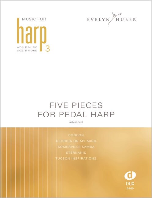 Five Pieces For Pedal Harp, advanced (Sheet Music)