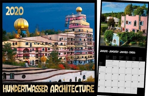 Hundertwasser Broschurenkalender Architektur 2020 (Calendar)
