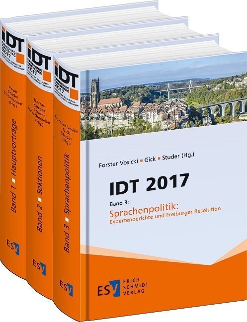IDT 2017 Band 1, 2 und 3 als Gesamtpaket, 3 Teile (Hardcover)