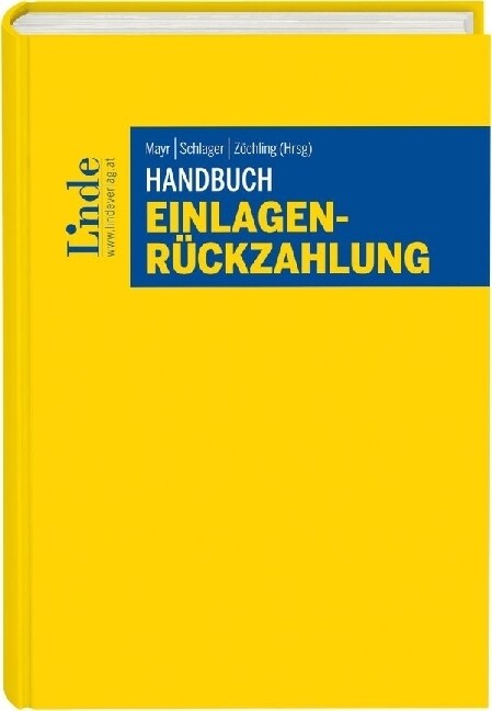 Handbuch Einlagenruckzahlung (f. Osterreich) (Hardcover)