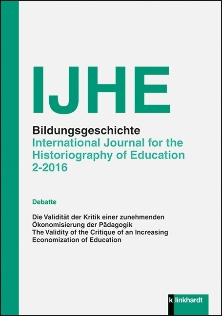 IJHE Bildungsgeschichte. H.2/2016 (Paperback)