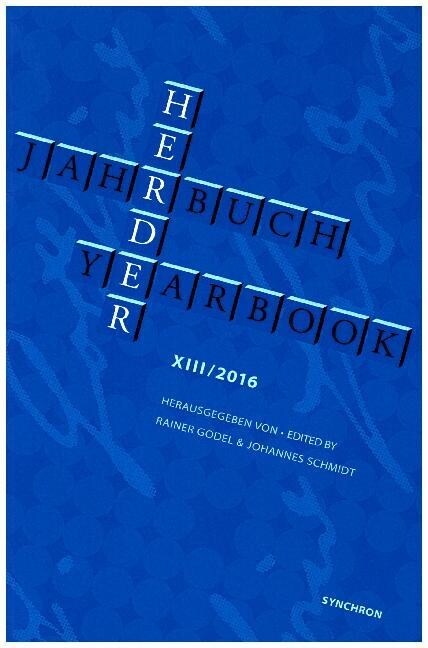 Herder Jahrbuch. Herder Yearbook. Bd.13/2016 (Paperback)