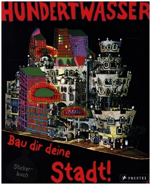 Hundertwasser, Bau dir deine Stadt!, Stickerbuch (Pamphlet)