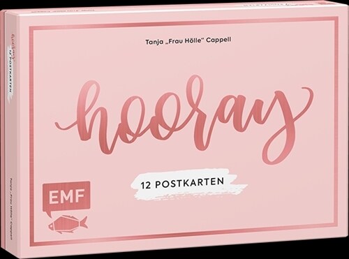 Hooray - 12 Handlettering Postkarten (Paperback)