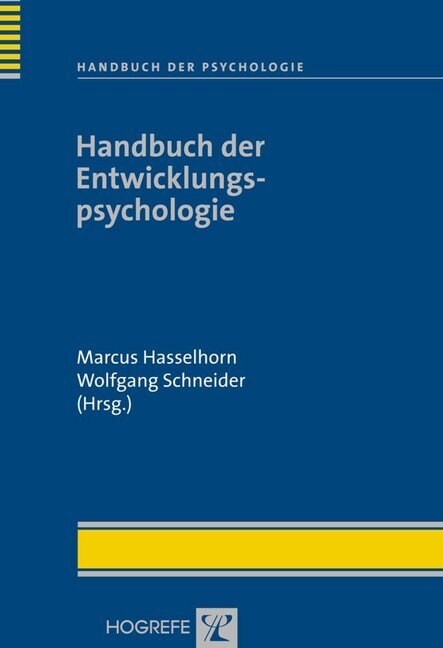 Handbuch der Entwicklungspsychologie (Hardcover)