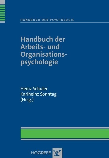 Handbuch der Arbeits- und Organisationspsychologie (Hardcover)