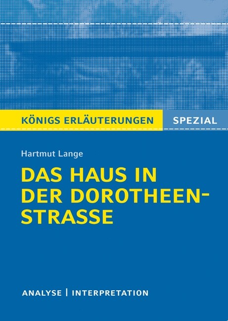 Hartmut Lange: Das Haus in der Dorotheenstraße (Paperback)