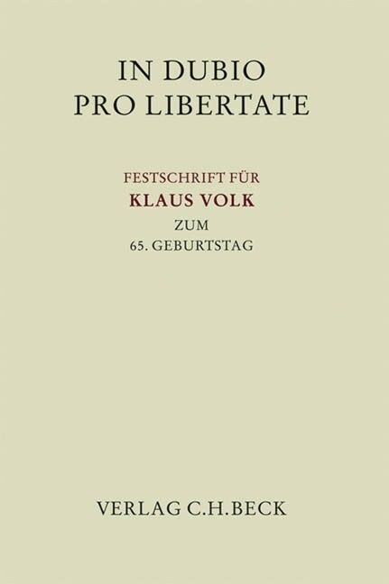 In dubio pro libertate (Hardcover)