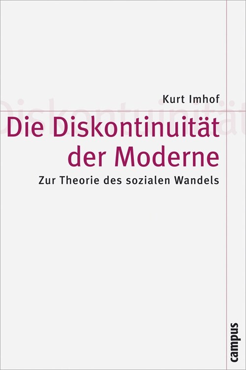 Diskontinuitat der Moderne (Paperback)