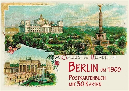 Berlin um 1900, Postkartenbuch (Paperback)