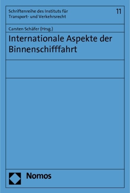 Internationale Aspekte der Binnenschifffahrt (Paperback)