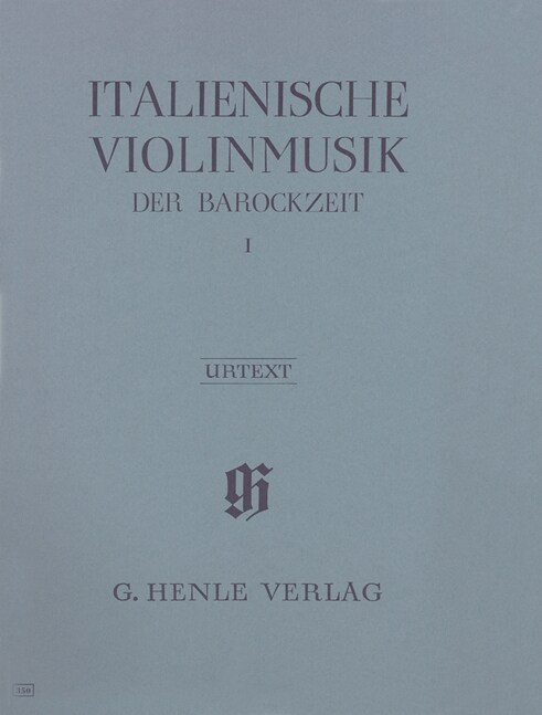 Italienische Violinmusik der Barockzeit, Violine und Klavier. Band.1 (Sheet Music)