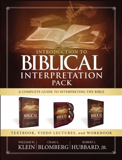 Introduction to Biblical Interpretation Pack: A Complete Guide to Interpreting the Bible [With DVD] (Hardcover)
