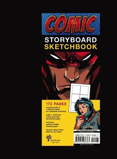 Comic Storyboard Sketchbook (Hardcover)