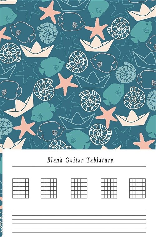 Blank Guitar Tablature: Blank Guitar Tab Paper, Standard Staff & Tablature Featuring Twelve 6-Line Tablature Staves Per Page with a Tab Clef, (Paperback)