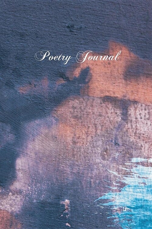 Poetry Journal: Blank Diary Lined Notebook Poems Book for Women Men (Paperback)