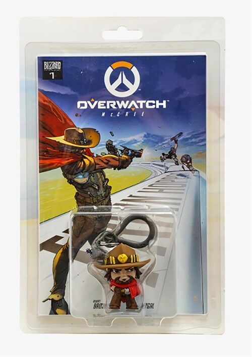 Overwatch McCree Comic Book and Backpack Hanger (Hardcover)