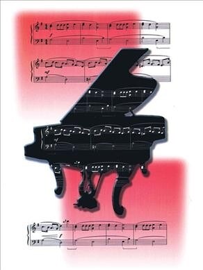 Grand Piano Music Card: Package of 8 (Paperback)