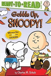 Gobble up, Snoopy! 