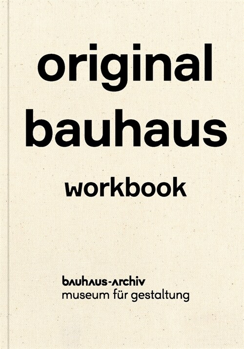 Original Bauhaus Workbook (Hardcover)